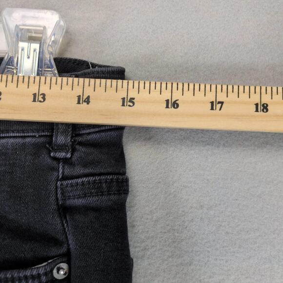 Pilcro Jeans The Demilune Boot Womens 28 Black Stretch Denim Anthropologie 28x29 - Picture 6 of 10